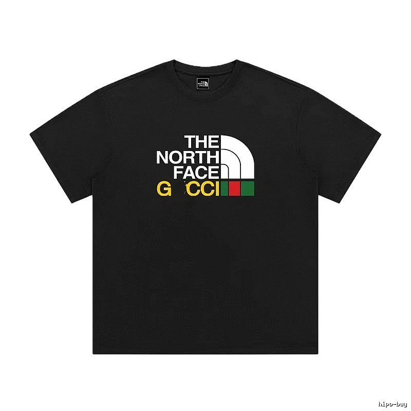 Balenciaga Co-branded Printed Trendy Black T-Shirt