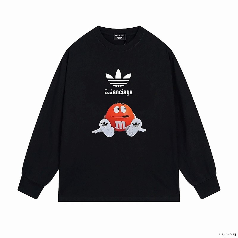 Balenciaga Co-branded Trendy T-shirt