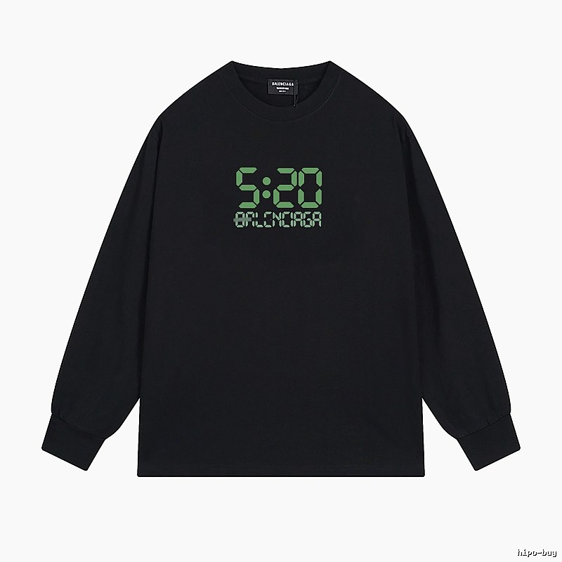 Balenciaga digital style black sweatshirt