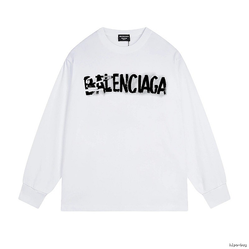 Balenciaga graffiti-style white T-shirt