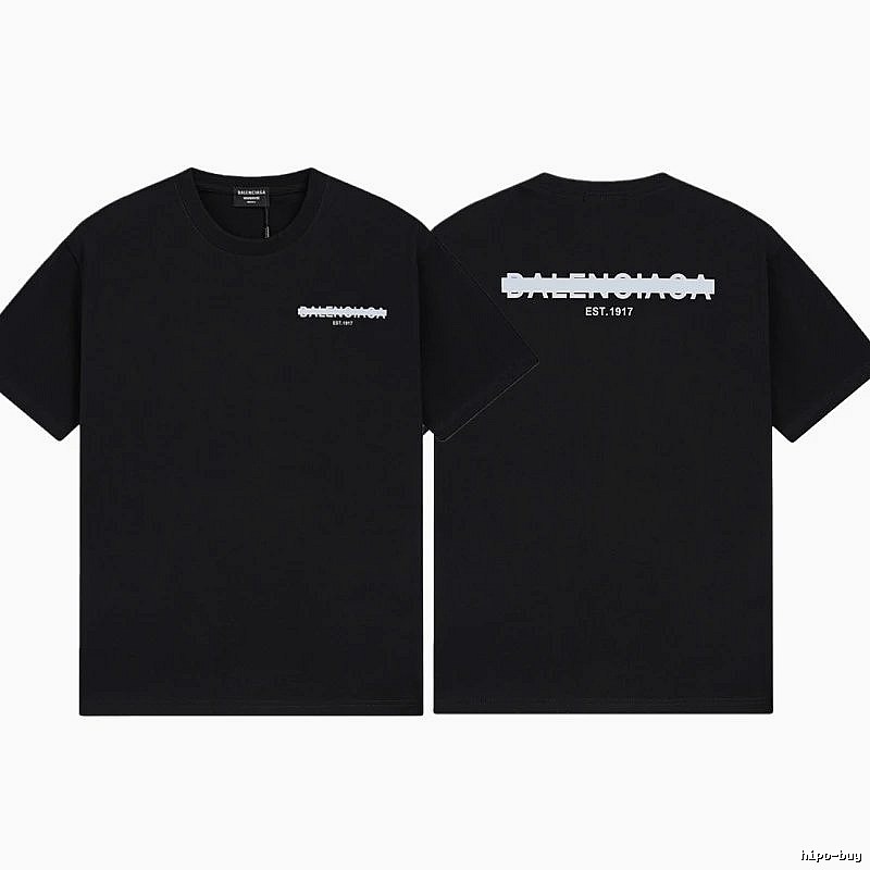 Balenciaga LOGO Printed Street Style Black T-shirt