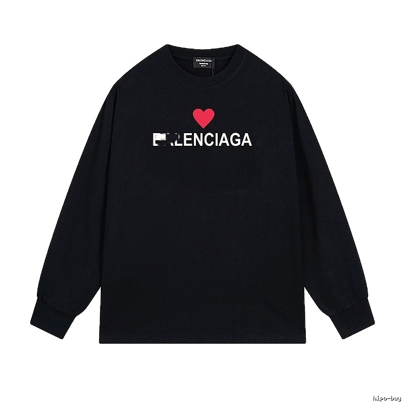 Balenciaga Love Simple Black T-shirt