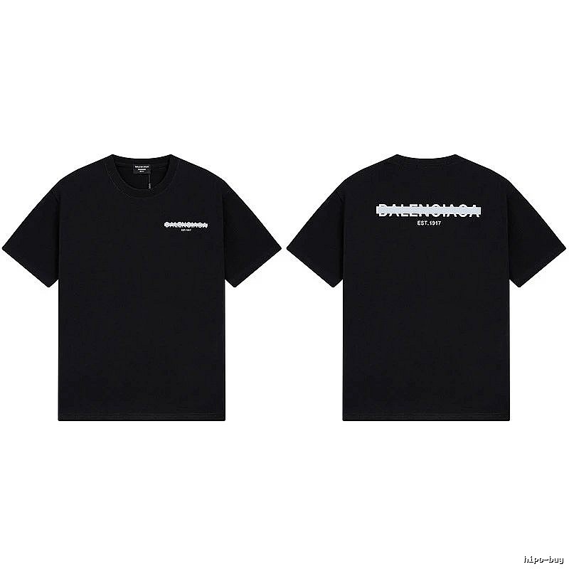 Balenciaga minimalist black T-shirt