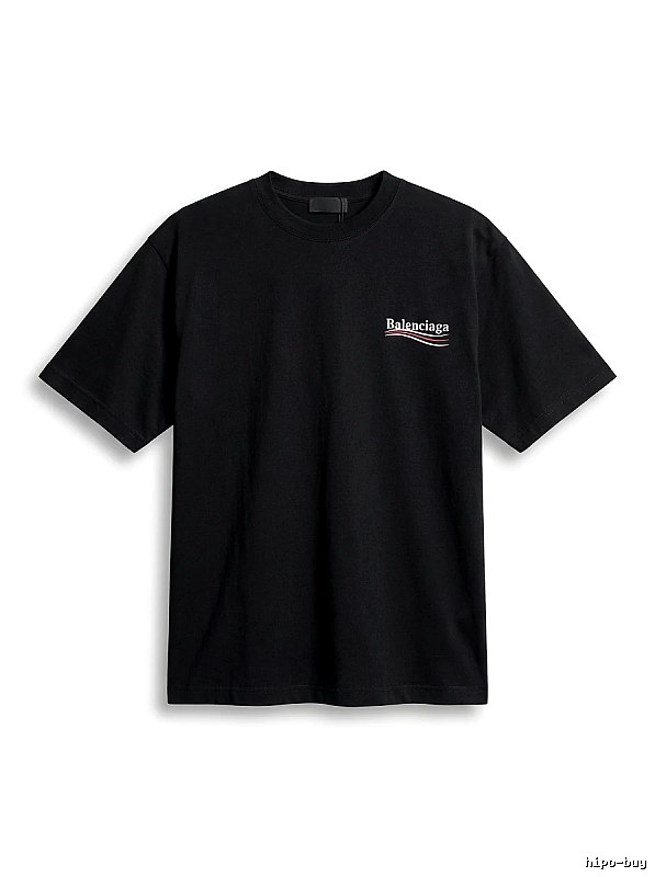 Balenciaga minimalist style black T-shirt