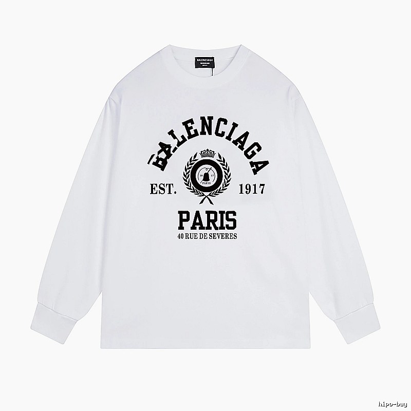 Balenciaga retro-style white T-shirt
