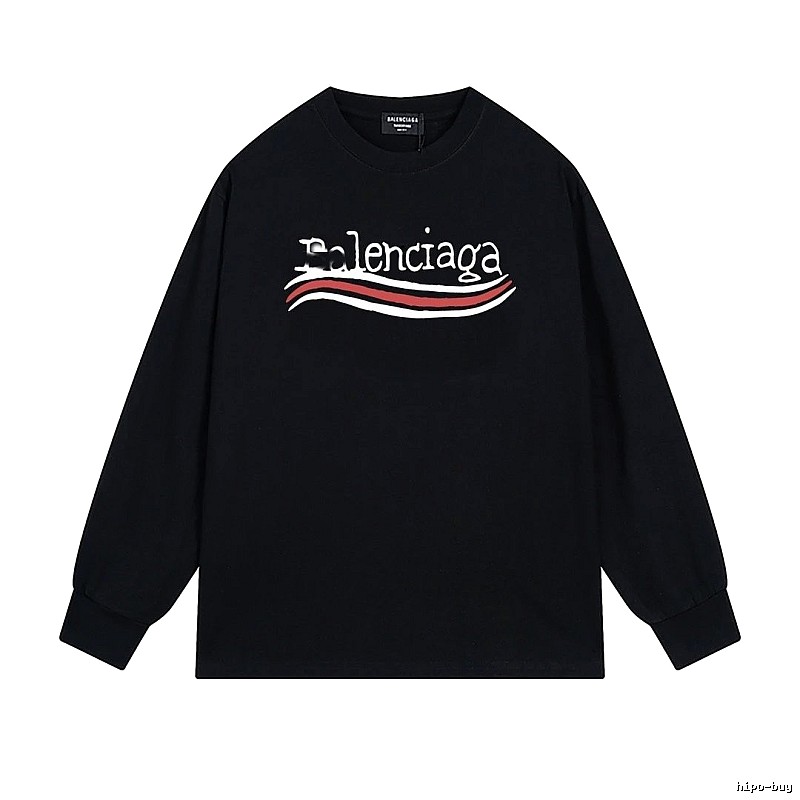 Balenciaga wavy black sweatshirt