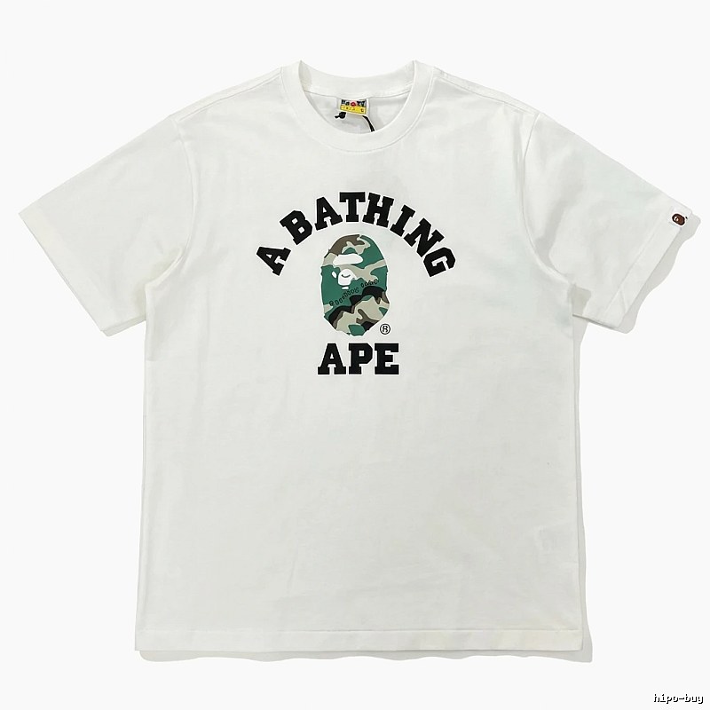 Bape Ape Camo Style White T-shirt