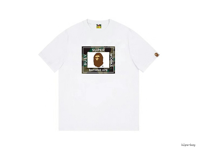 Bape Ape Head Camouflage Style Short-sleeve Shirt