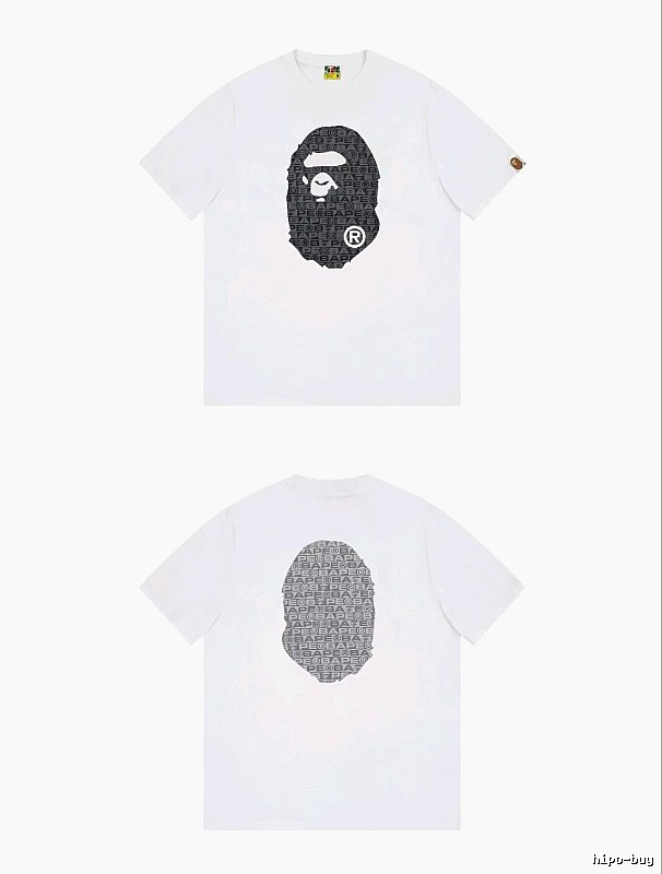 Bape Ape Head Simple White T-shirt