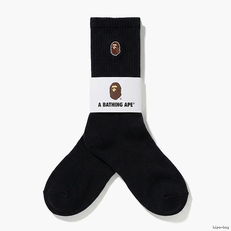 Bape Ape Head Trendy Black Socks
