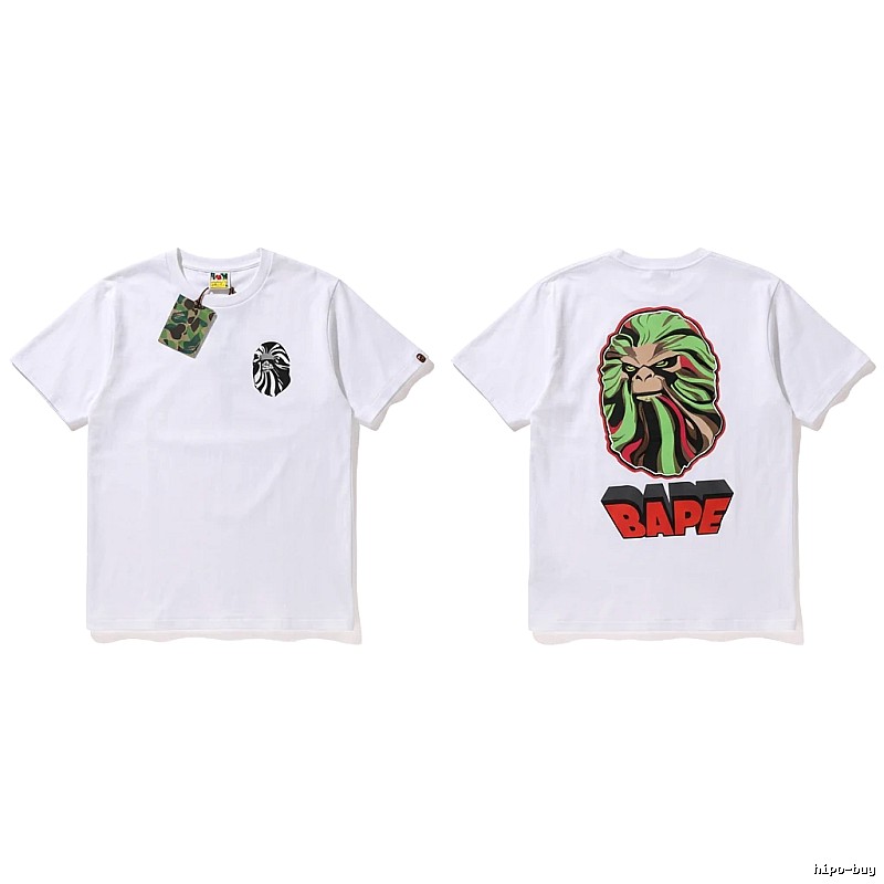 Bape Ape Head Trendy White T-shirt