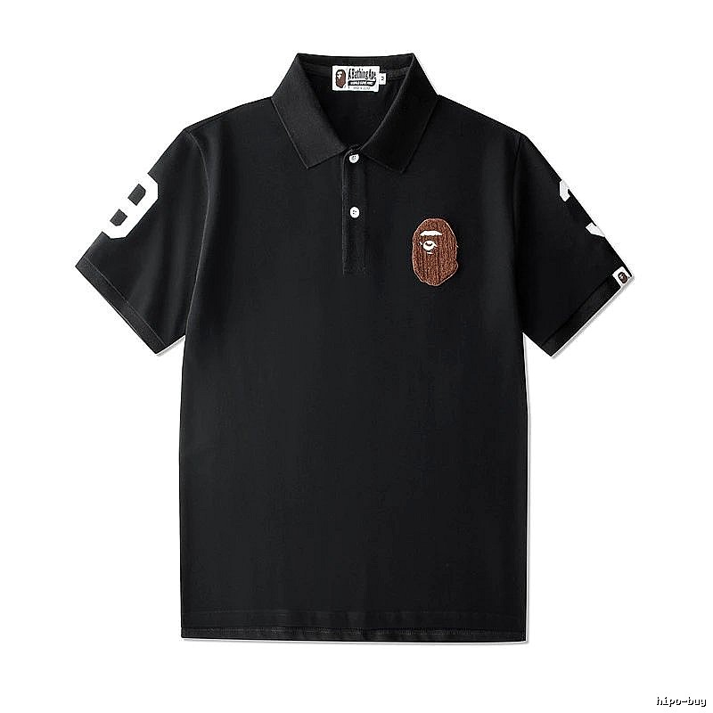 BAPE Casual Polo shirt White Polo Ape for Streetwear Looks