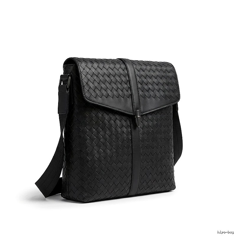 Bottega Veneta Woven Style Black Bag