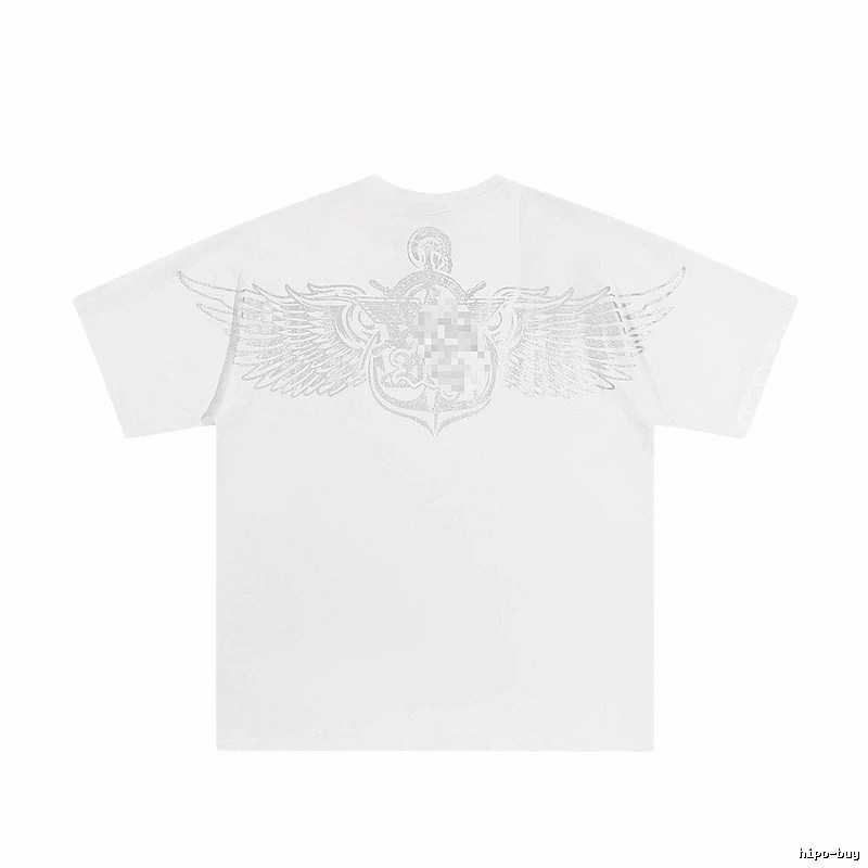 BOY Wing Print Street Style White T-Shirt