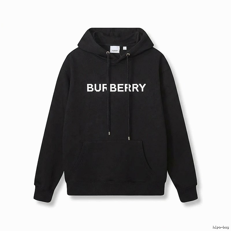 Burberry pixel-style black sweatshirt