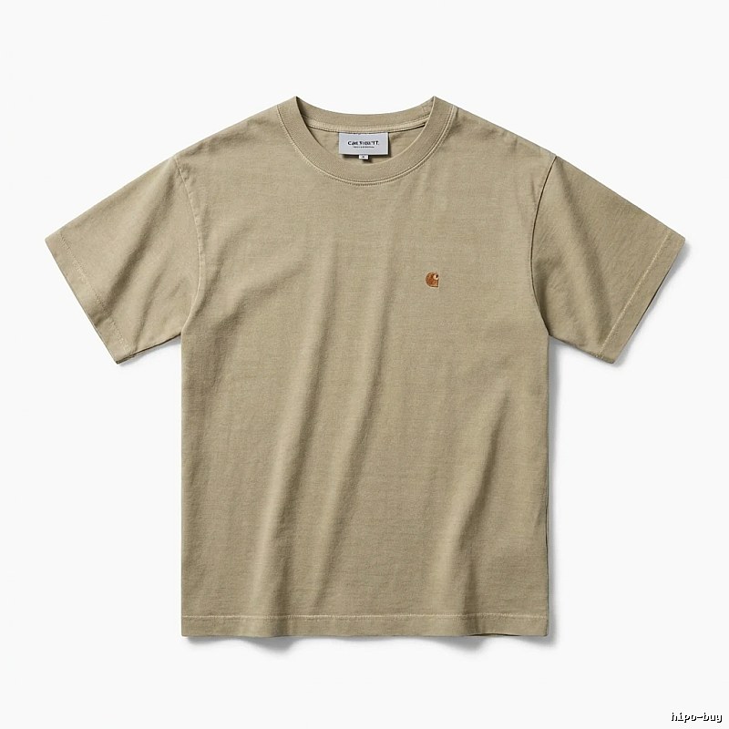 Carhartt Basic Simple Style Khaki T-shirt