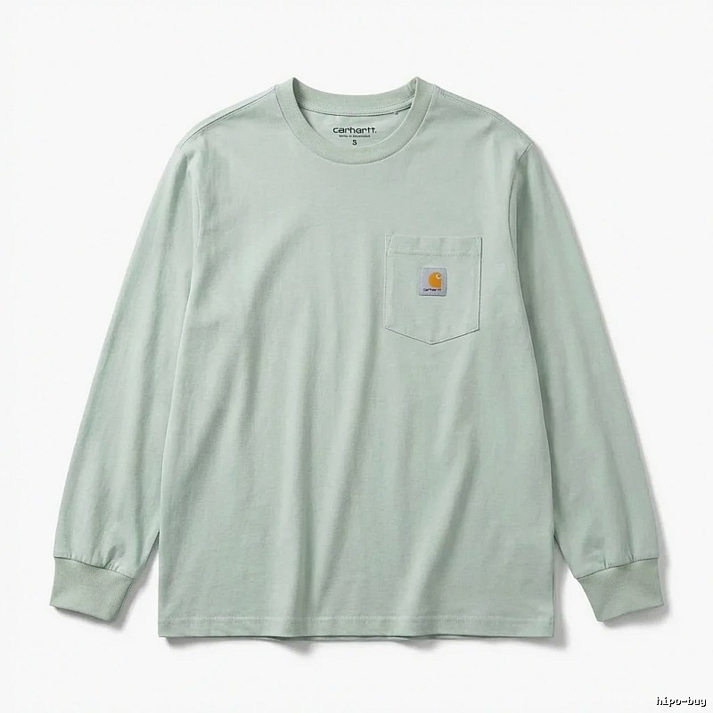 Carhartt basic simple style light green sweatshirt