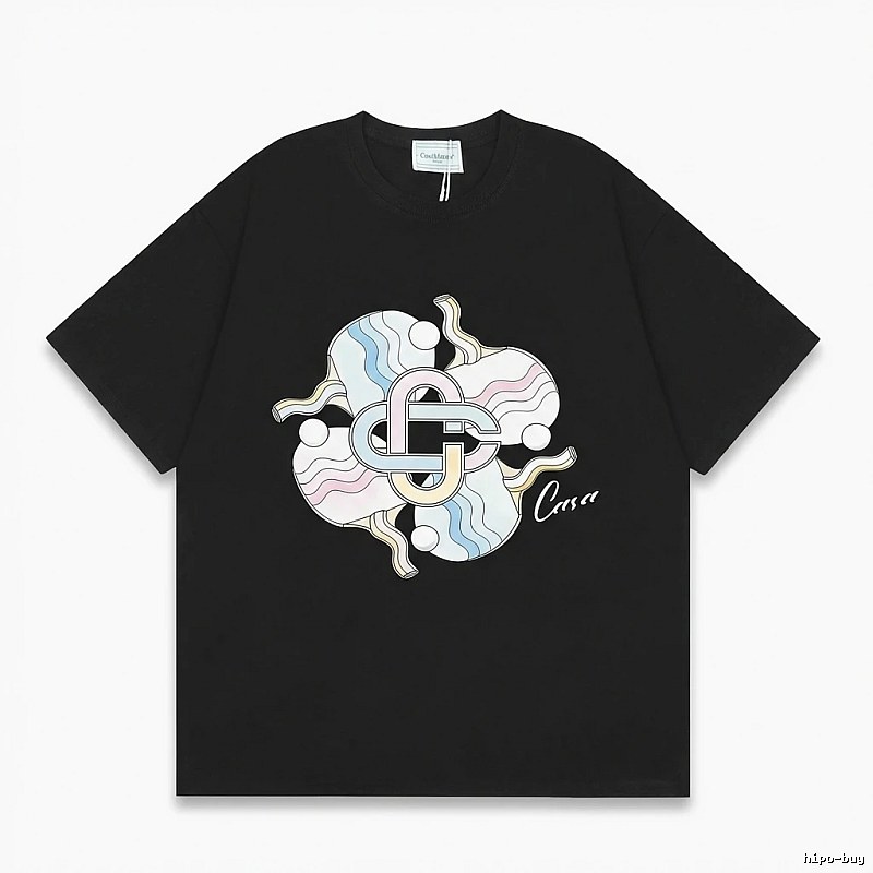 Casablanca Printed Trendy T - Shirt