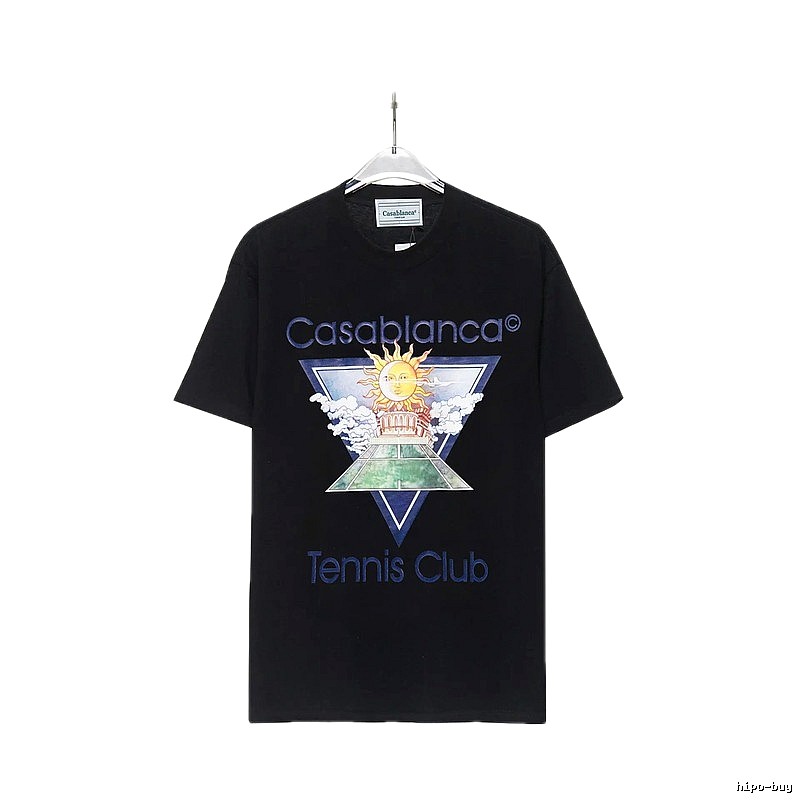Casablanca retro style black T-shirt