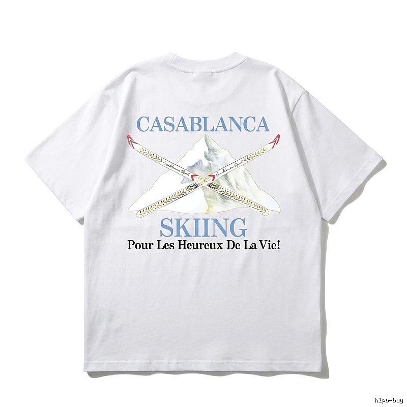 Casablanca Ski Style White T-shirt