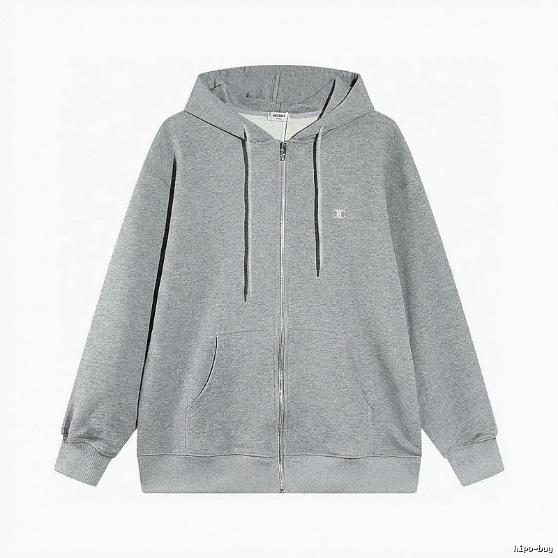 CELINE grey casual style hoodie