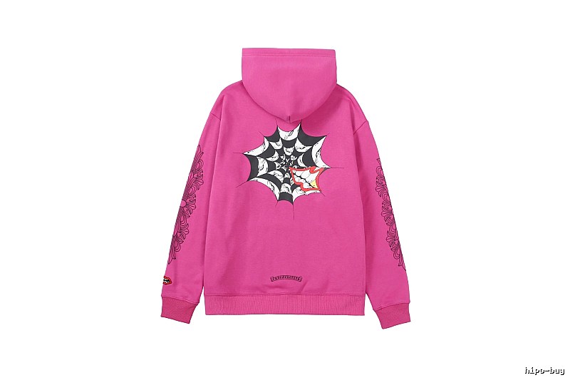 Chrome Hearts 2088-87 Rose Red Cross Graphic Hoodie Layered Outfit