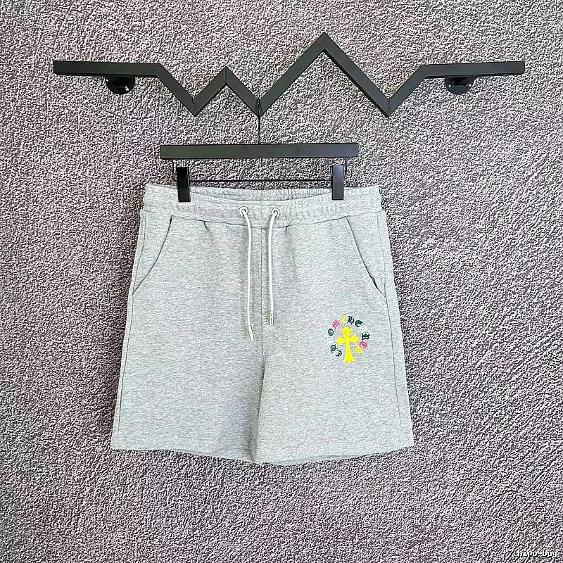 Chrome Hearts Cross Leisure Style Gray Shorts