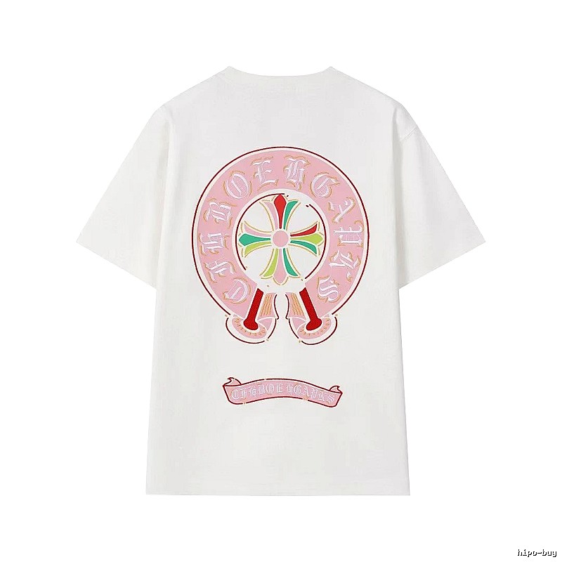 Chrome Hearts Cross Print Street Style Off-white T-Shirt