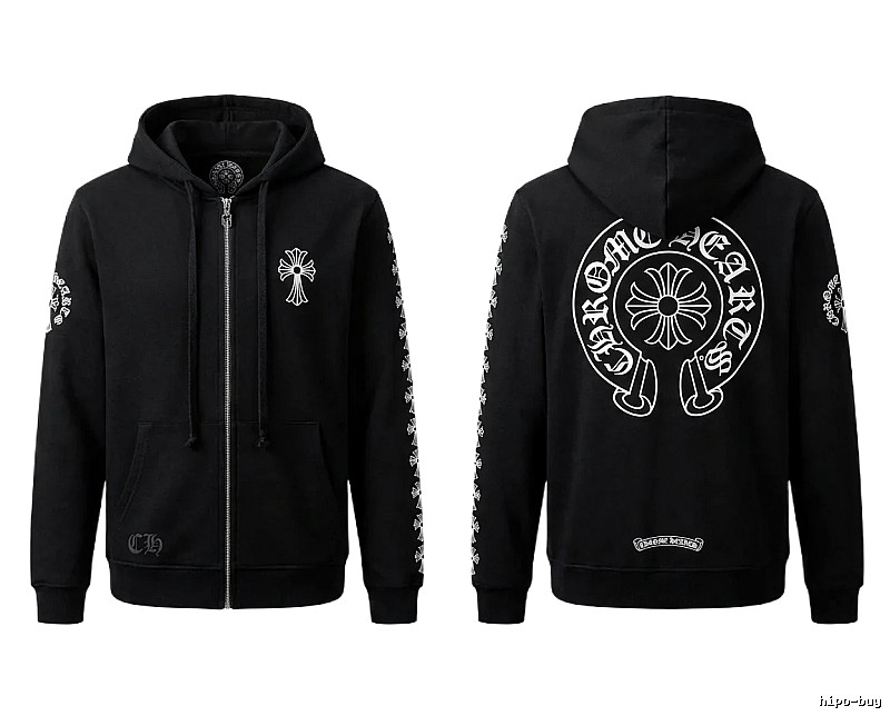 Chrome Hearts Cross Trendy Cool Black Sweatshirt
