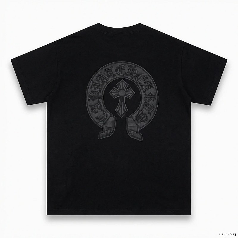 Chrome Hearts Cross Vintage Black Short-sleeve Shirt