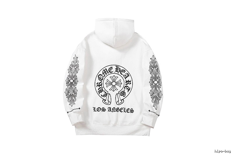 Chrome Hearts Daily Cross graphic hoodie Black Blue Cross for City Outfits