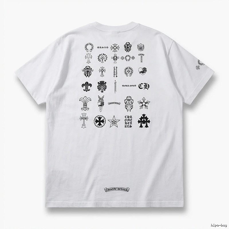 Chrome Hearts Dark Style White T-shirt