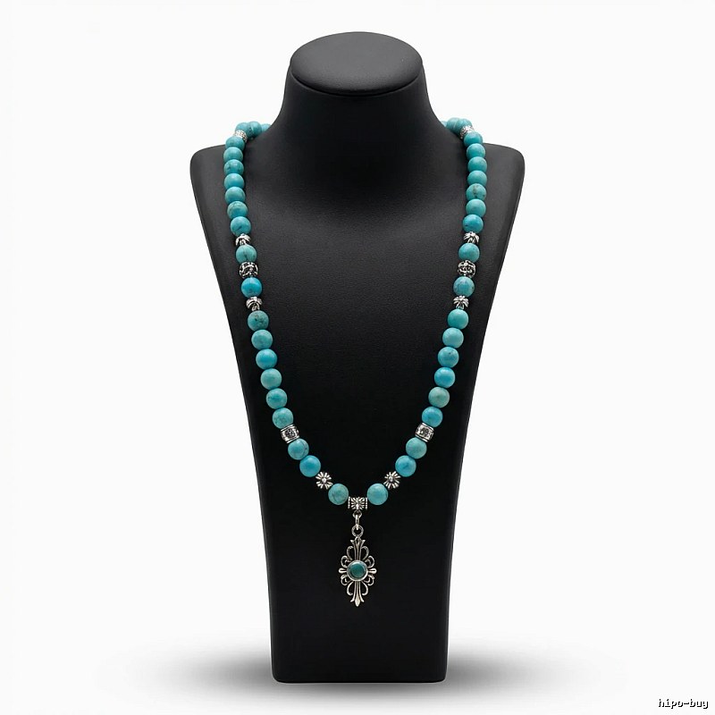 Chrome Hearts Turquoise Vintage Necklace