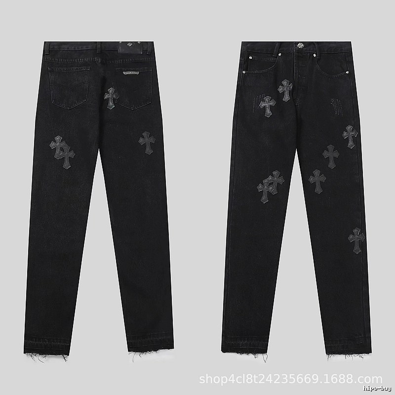 Chrome Hearts Weekend Graphic jeans Light Denim Jeans for Seasonal Looks