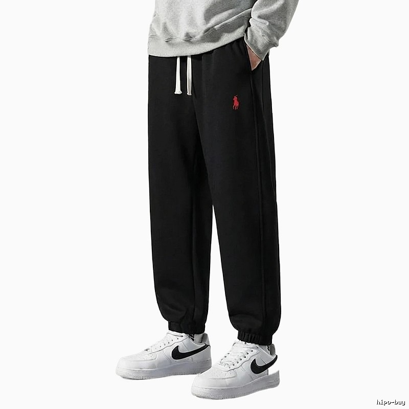 Classic casual black sweatpants of Ralph Lauren