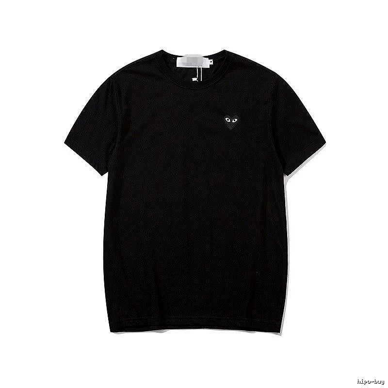 Comme des Garcons PLAY 2021-95 Black Style 2195 Heart Logo T-Shirt Everyday Rotation