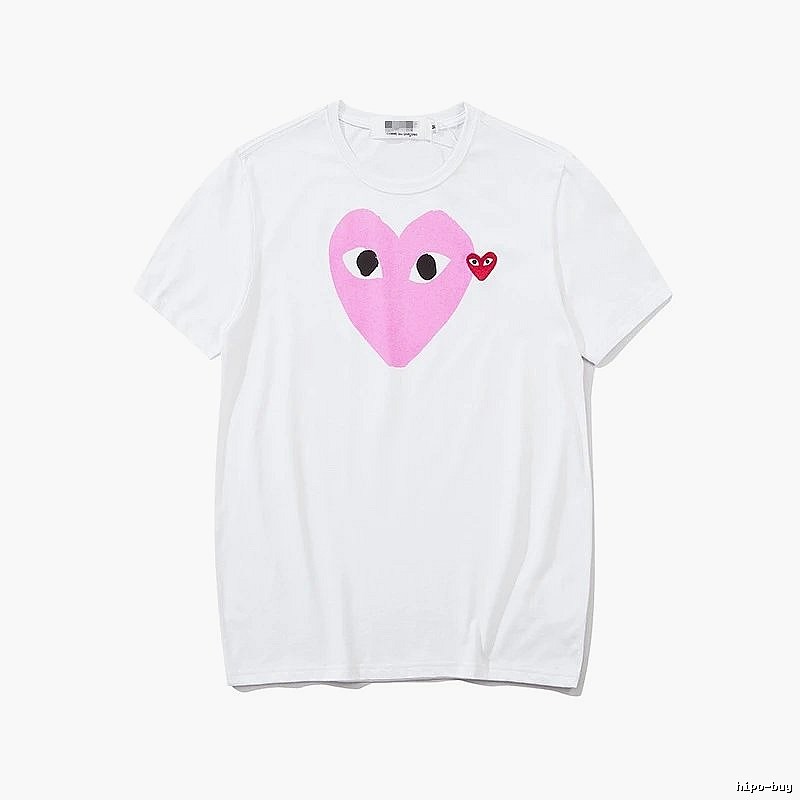 Comme des Garcons PLAY 2023-03 Style 2303 Heart Logo T-Shirt Downtown Style