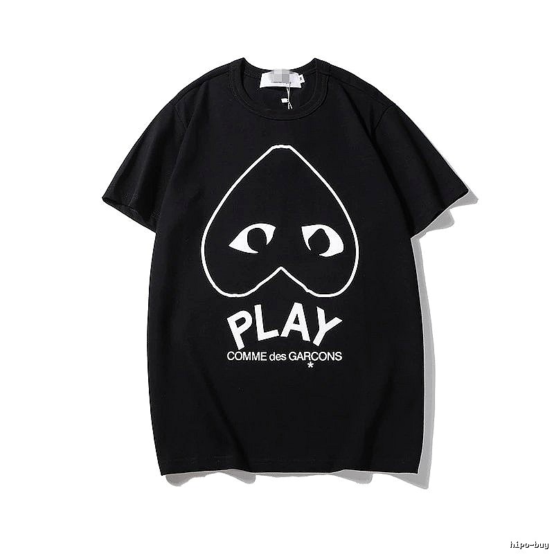 Comme des Garcons PLAY 2023-12 Black Style 2312 Heart Logo T-Shirt Travel Pack