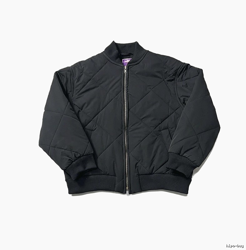 Corteiz black quilted jacket