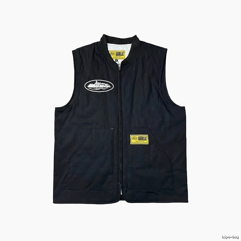 Corteiz black trendy vest