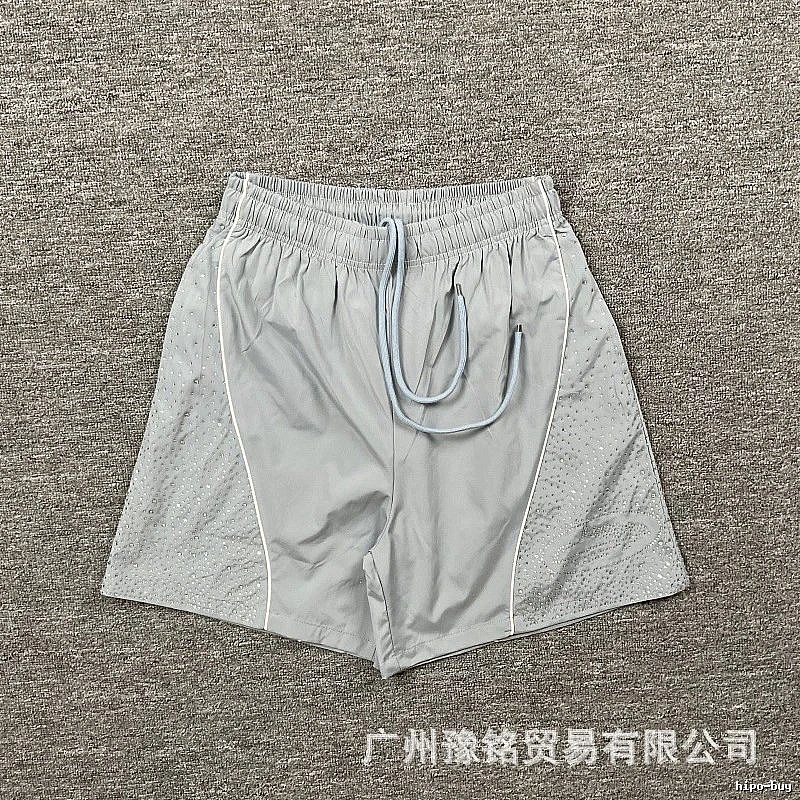 Corteiz Breathable Street Style Grey Sports Shorts