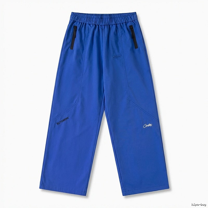 Corteiz casual style blue long trousers