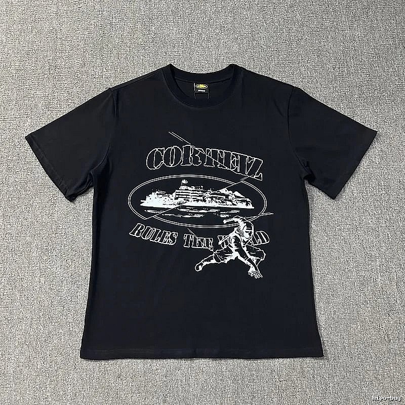 Corteiz Lightweight Logo T-shirt Black Corteiz for Trend Styling