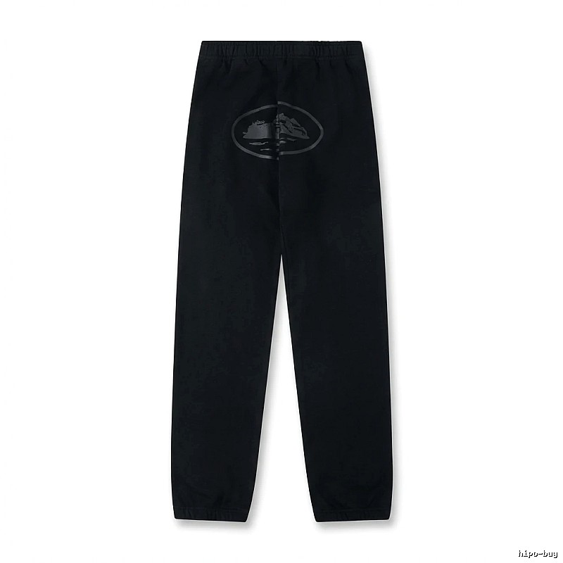 Corteiz Printed Casual Black Pants