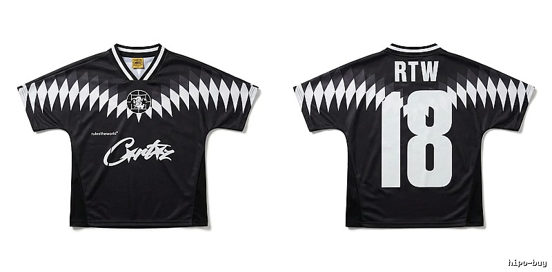Corteiz RTW Series Black and White Wind Top