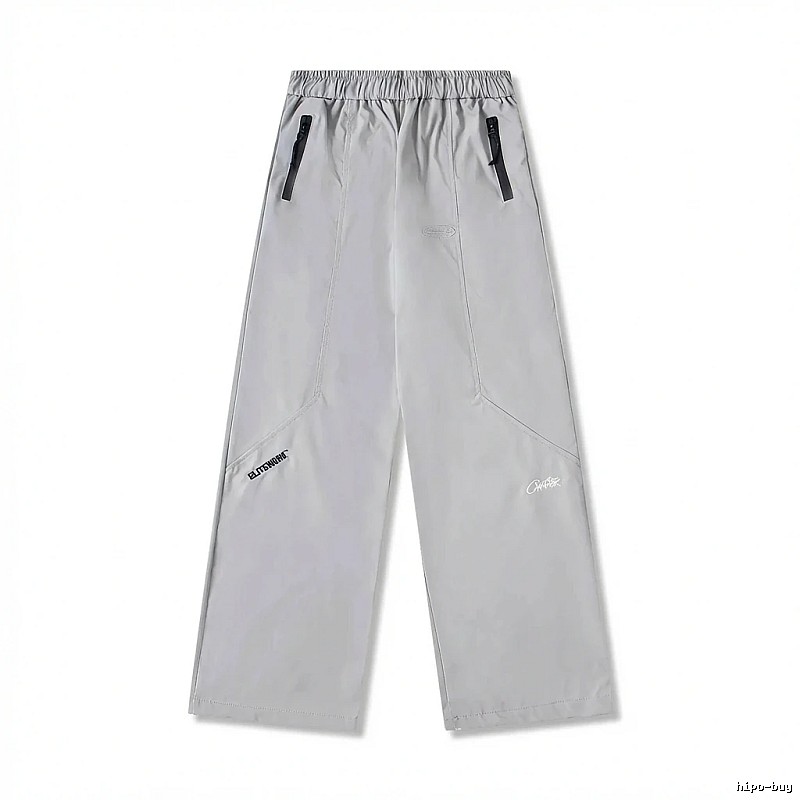 Corteiz Workwear Style Light Grey Trousers