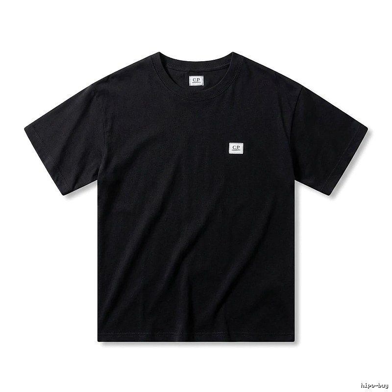 C.P. Basic Style Simple Black T-shirt