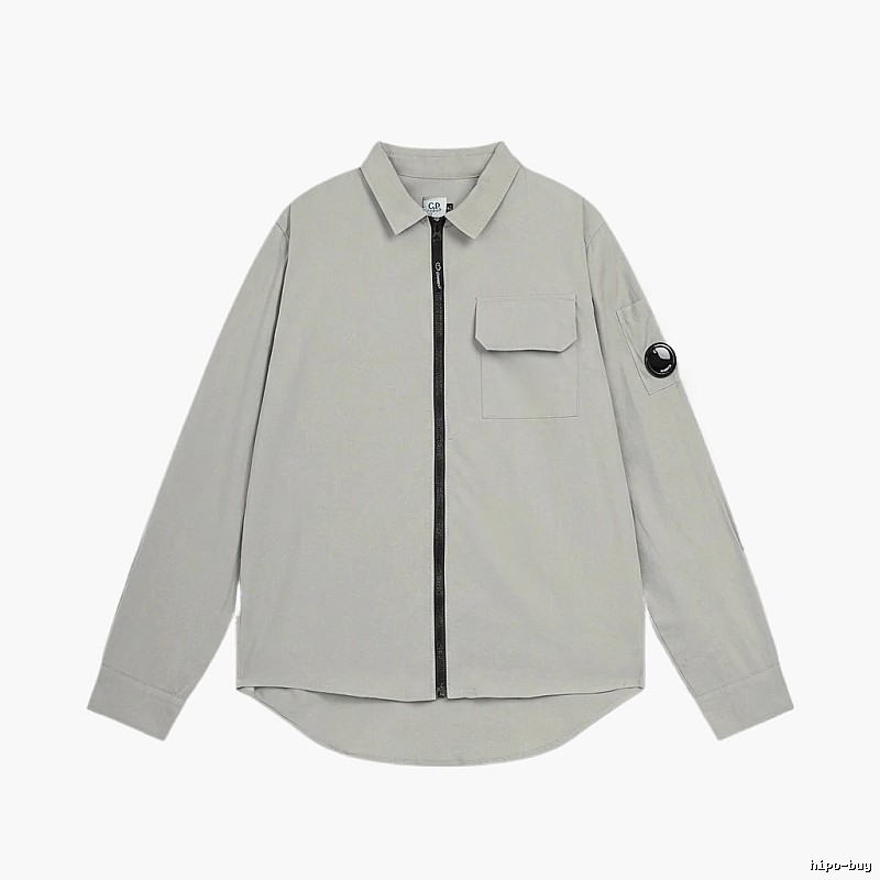 C.P. Grey Workwear-style Shirt