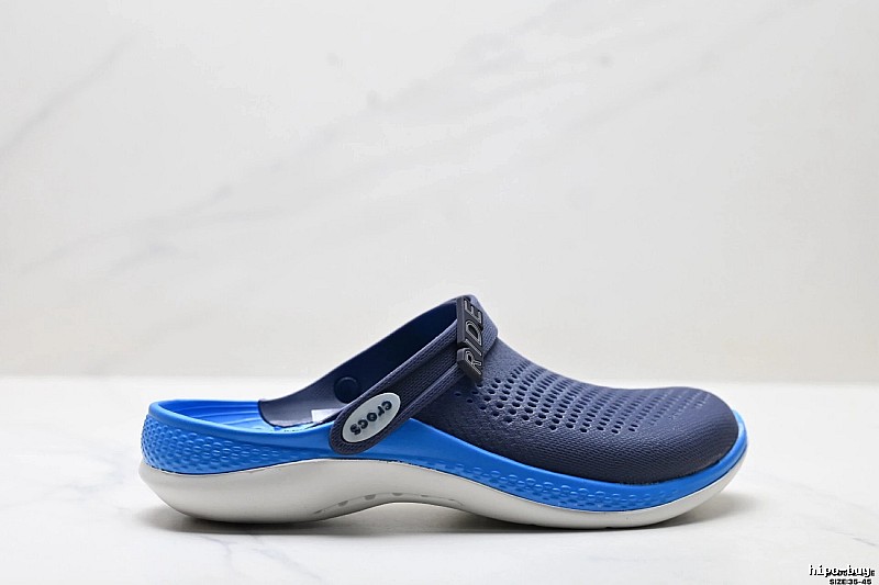 Crocs Clogs Casual Style Blue and White