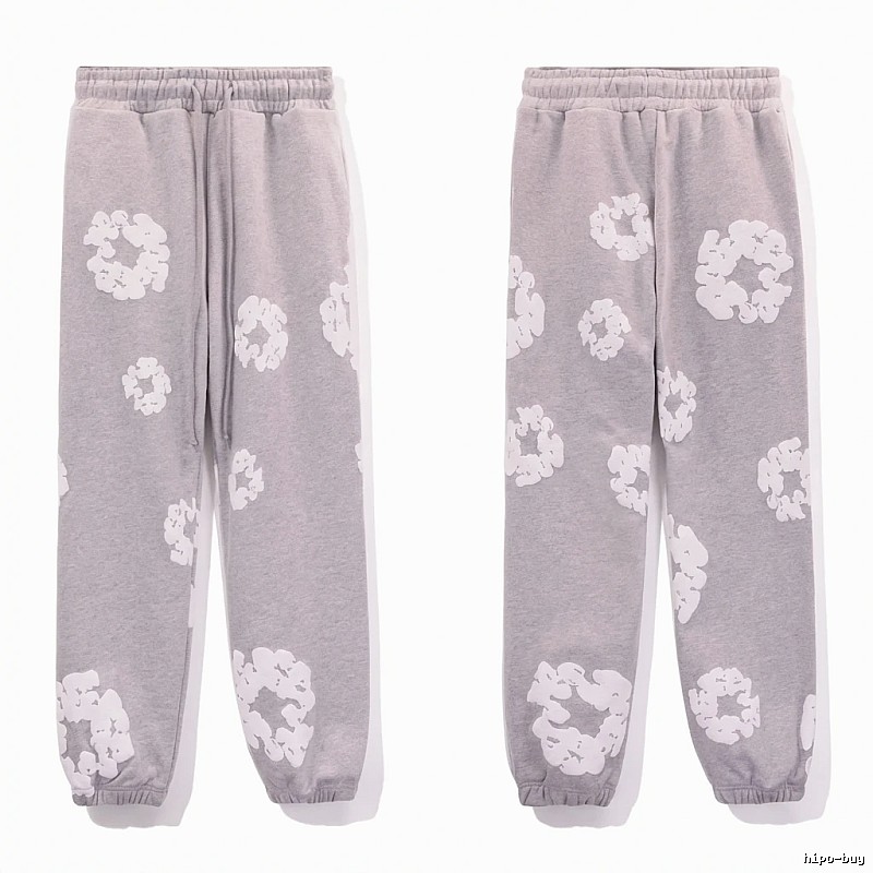 DENIM TEARS Printed Casual Grey Pants